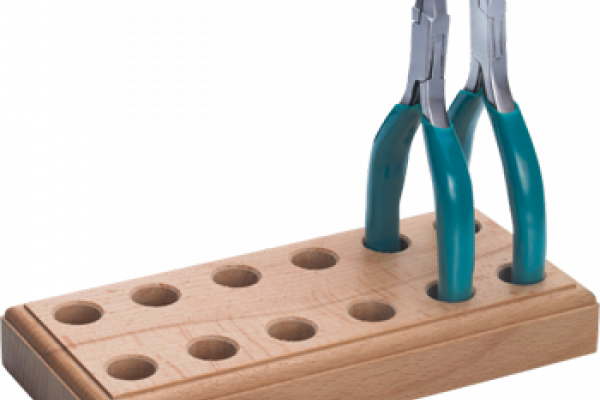 Wooden Plier Stand for 6 Pliers