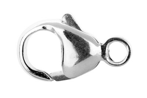 Silver 8mm Carabiner Trigger Clasp