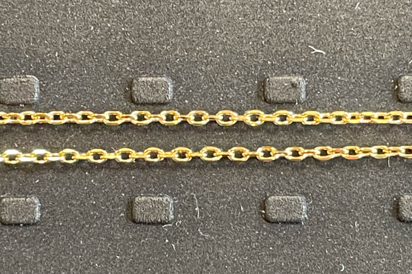 Fine Diamond-Cut Trace Pendant Chain