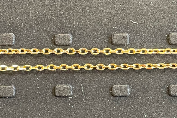 Light Diamond-Cut Trace Pendant Chain